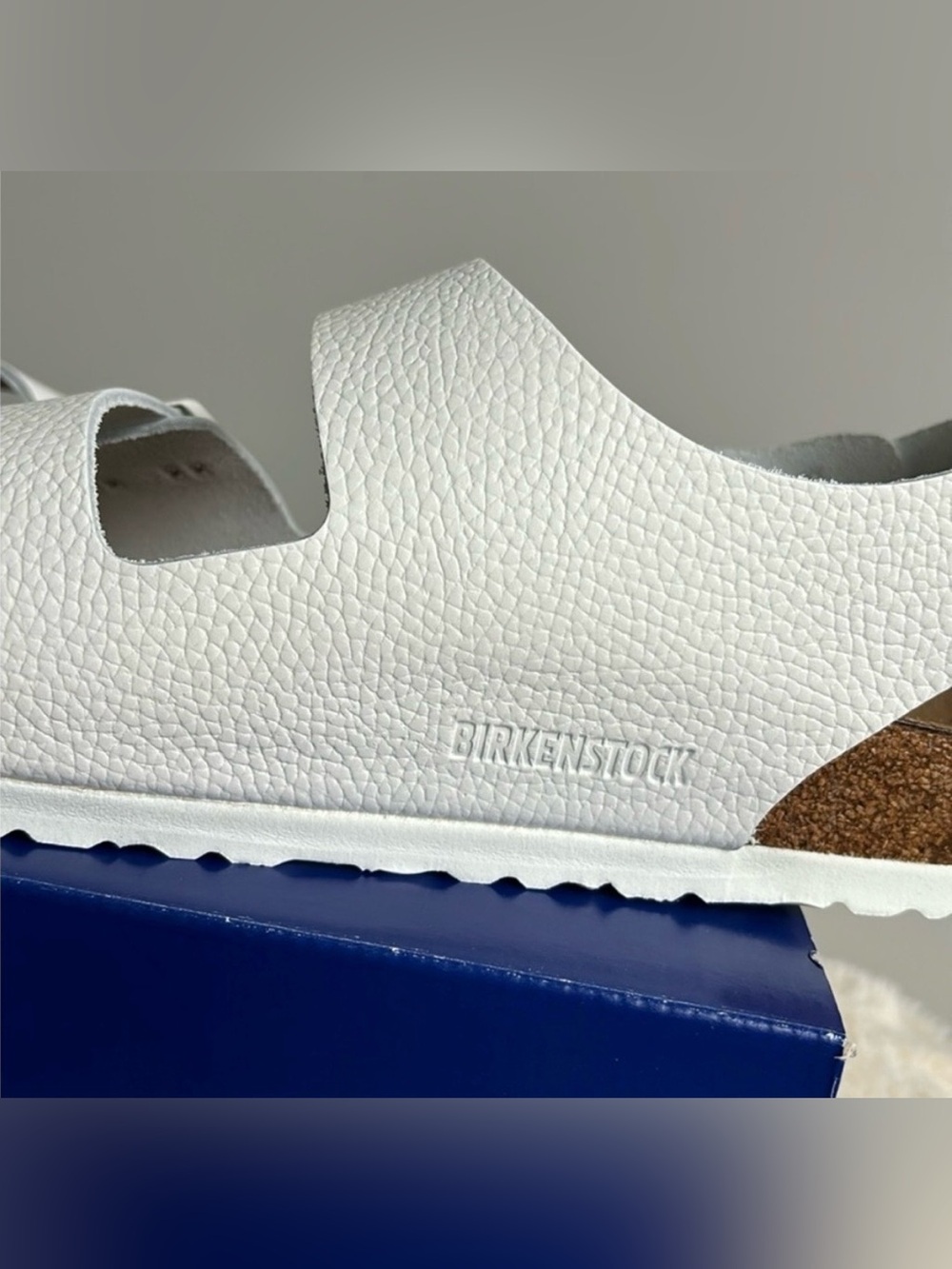 Birkenstock 🔥 Milano White Leather Sandals Men’s Size 11 EU 44 NEW - Picture 6 of 9